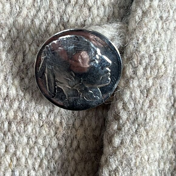 🔥🔥 Vintage CHIMAYOWEAVERS C.T.A. Native American Hand Weaved Aztec Western VES - Picture 5 of 10